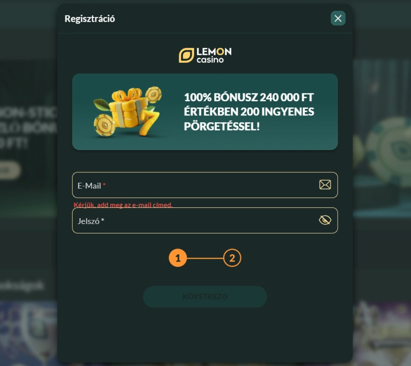 lemon login page